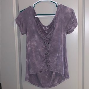 Purple washed shirt
